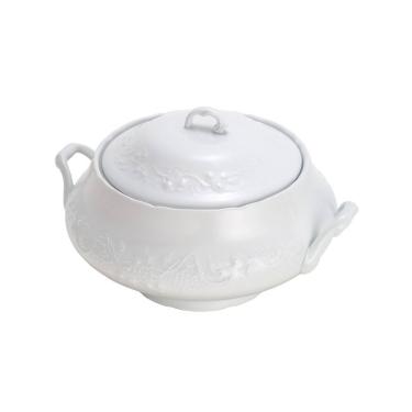 Imagem de Sopeira de Porcelana Branca Limoges Vendange 4 Litros 32x26,5cm Wolff