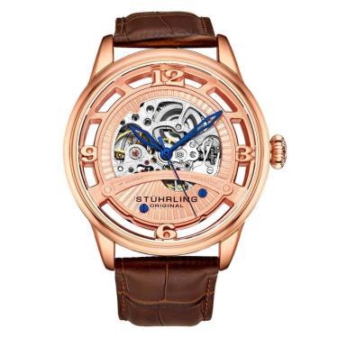 Imagem de Relógio Masculino Stuhrling Legado 3974 Automático 48mm, Marrom