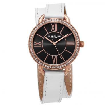 Imagem de Relógio Feminino Stuhrling Sport 587 Quartzo 37mm, Branco