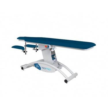 Imagem de Maca Elétrica com Orifício para Rosto e Regulagem para Braços - Arktus - Azul Escuro