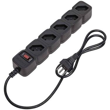 Imagem de Filtro De Linha Com 5 Tomadas Epe 205 Pt Nseries X