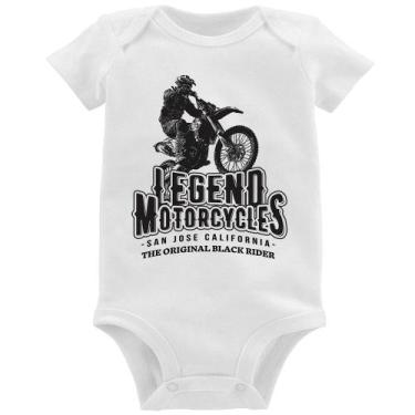 Imagem de Body Bebê Legend Motorcycle - Foca na Moda, Branco, GG