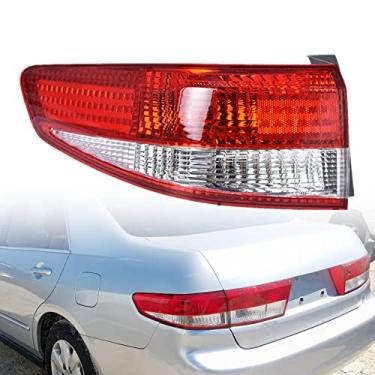 Imagem de munirater Lâmpada de freio de luz traseira externa do motorista esquerdo vermelho para Honda Accord Sedan 33551-SDA-B01 2003-2004