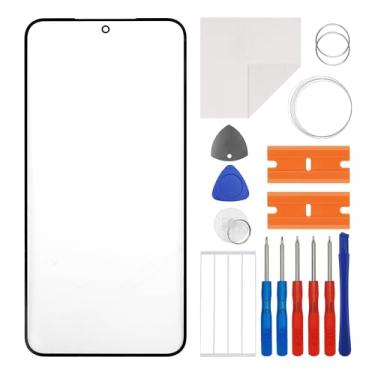 Imagem de E-yiiviil Substituição do digitalizador de lente de vidro frontal com conector compatível com Samsung Galaxy S24 de 6,2 polegadas com ferramentas (não tela LCD)