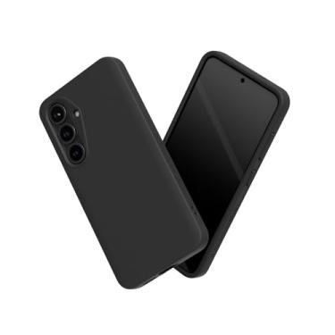 Imagem de RhinoShield Capa compatível com Galaxy S25 | SolidSuit - Capa protetora de design fino absorvente de choque com acabamento fosco premium 3,5 m/proteção contra quedas de 3,4 m - Preto clássico