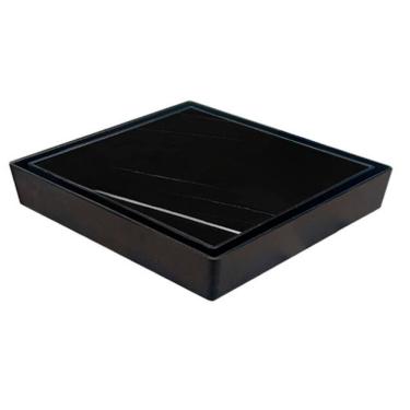 Imagem de Ralo Invisível Banheiro 10x10 Drena Box Oculto para Tubo de 4 polegadas Cola Piso Porce...