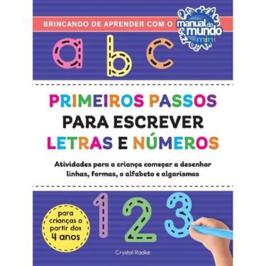 Imagem de Primeiros passos para escrever letras e números