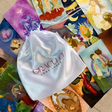 Imagem de Oráculo de Cartas Loba Lunar - Baralho Taro Mensagens da Vida Energia 