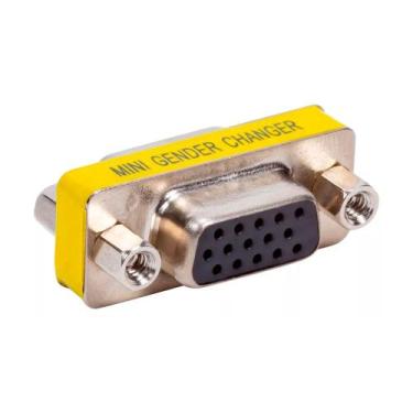 Imagem de Emenda VGA Fêmea para VGA Fêmea Conector de Extensão - OEM