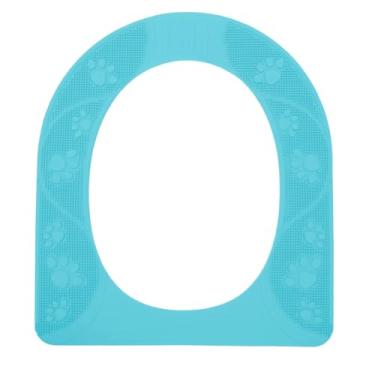 Imagem de Capa de Assento de Vaso Sanitário Reutilizável, Universal, Lavável, Silicone, Antiderrapante, para Casa e Viagem, Penico, Capa para Crianças, Dobrável, Portátil, Acampamento