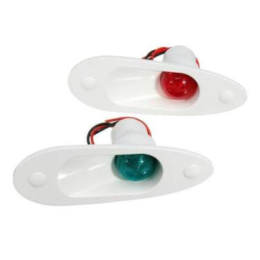 Imagem de Luz De Navegação Olho De Tubarão Em Led 12V 1 Milha Lancha - Abrolhos 