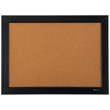 Imagem de Quartet Cork Bulletin Board, 43cm X 60cm , Home Decor Corkboard, Black Frame