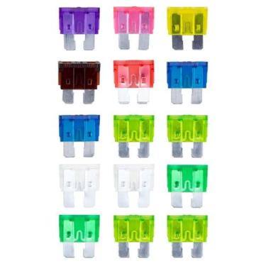 Imagem de Kit com 15 Fusíveis para Carro - 476 - WESTERN