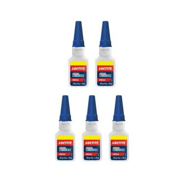 Imagem de Kit com 5 Colas instantânea Loctite Super Bonder Mega 22g