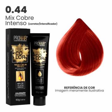 Imagem de Coloração Profissional 60g Pro Color - PROHAIR, 0.44 Mix Cobre Intenso
