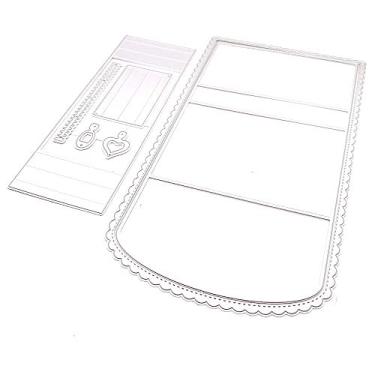 Imagem de KSCRAFT Carteira feminina, porta-moedas, matrizes de corte de metal para scrapbooking, artesanato, papel decorativo