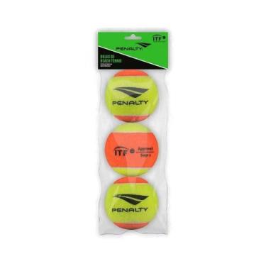 Imagem de Kit Bolas Beach Tennis Penalty XXII C/3 Unissex 675496-2800 AMARELO/LA