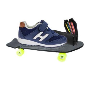 Imagem de Tênis de Menino Tam 20 ao 34 - Tênis Bravery Com Estojo e Skate - sapa