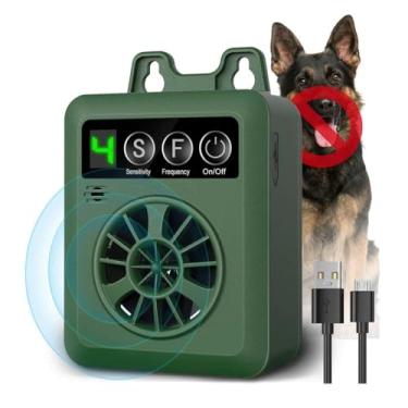 Imagem de Dispositivo antilatido, dispositivos ultrassônicos de dissuasão de latidos de cães com 4 sensibilidade e modos, alcance de até 10 metros, dispositivo de treinamento de cães sem latidos, dispositivos