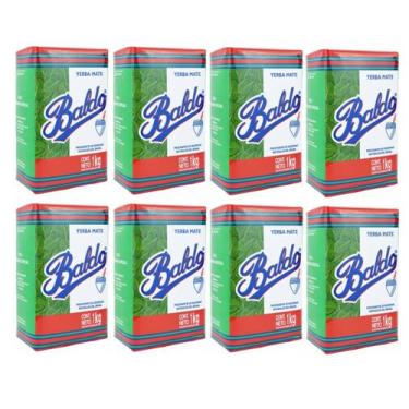 Imagem de 8 Erva Mate Chimarrão BALDO PADRÃO URUGUAIO descansada 1kg