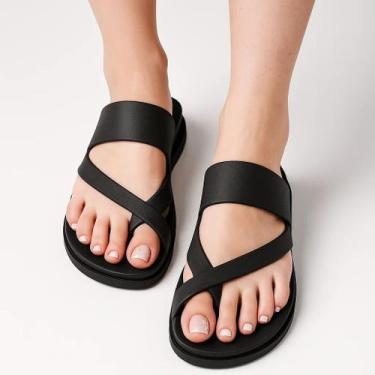 Imagem de Sandália Papete Feminina Confortável  Slide Antiderrapante Para Casa -