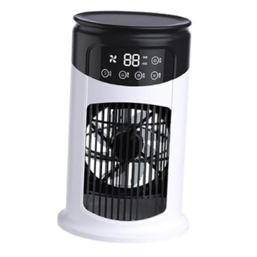 Imagem de Generic Ar condicionado portátil, umidificador, silencioso, temporizador de 6 horas, ajustável, USB, refrigerador, ventilador de resfriamento de água para