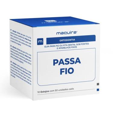 Imagem de Passador de Fio Dental em Estojos com 50 Und. cada Maquira, 10-Estojos