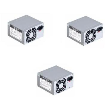 Imagem de Kit 3 Fonte Alimentação Pc Atx 230w Computador 204 Pinos Silenciosa 2 