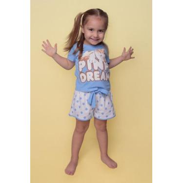 Imagem de Pijama Infantil Menina Algodão POA Gatinho - Pink Dream, 10