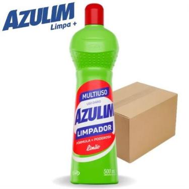 Imagem de Multiuso Limão Azulim 500ml - Kit Com 12 Unidades