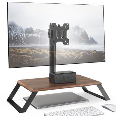 Imagem de AOKCOS Suporte para Monitor de Computador LCD Único com Giro para Tela de 33.0 cm a 81.3 cm