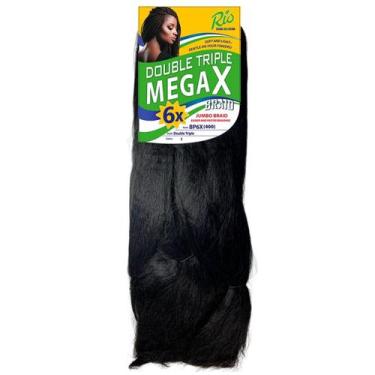 Imagem de Kanekalon Jumbo Para Tranças Box Braid MEGAX 400g Fibra Especial - Lux