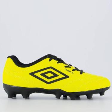 Imagem de Chuteira Umbro Class Footballer Campo Juvenil Amarelo, 34
