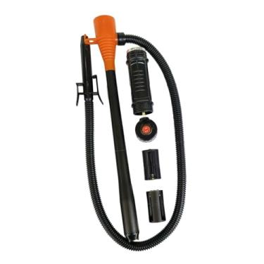 Imagem de Generic Extrator de fluido de óleo de transferência de combustível de óleo versátil bomba de transferência manual de 60 cm ferramenta de troca de fluido para, Preto, Laranja