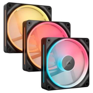 Imagem de Kit com 3 Ventoinhas Corsair LX-R RGB Series, iCUE LINK LX120-R RGB, 1