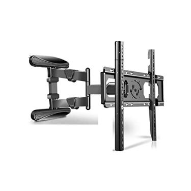 Imagem de Suporte para monitor de TV Rack de montagem de TV montado na parede Rotação horizontal e vertical 90° LCD TVs Rack escritório sala de conferências suporte de exibição ultrafino suporte de TV