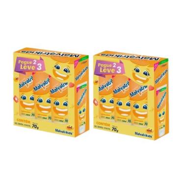 Imagem de Kit 2 Malvatrikids Gel Dental F-Infantil 3 Un Com Flúor 70g