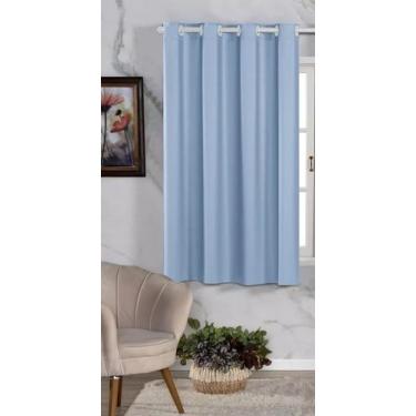 Imagem de Cortina Blackout Corta a Luz 1,40 x 1,60 PVC Black out 100% Veda Luz -