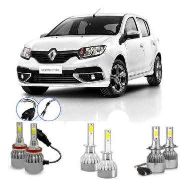 Imagem de Lâmpada Led Sandero 2015 - 2022 H1 H7 H11 V10 - Efeito Xênon