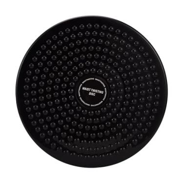 Imagem de Vaveren Placa de torção Ab Placas de equilíbrio Mudo Treinador abdominal Disco de torção de cintura Disco de torção de cintura para home office Body Building, preto