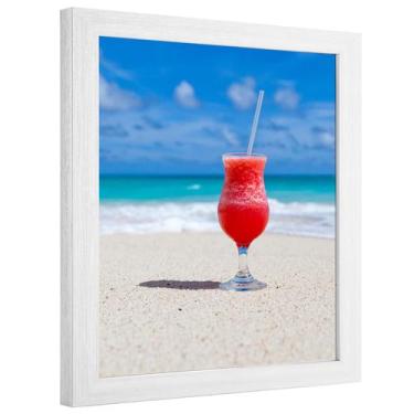 Imagem de Porta-retratos JDZIVTOP Branco Rústico 46x91 cm