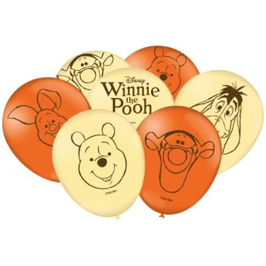 Imagem de Balao Ursinho Pooh - Embalagem com 25 unidades.