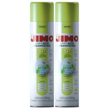 Imagem de Jimo Limpa Box Banheiro Brilho Limpeza Perfeita 400ml 2un