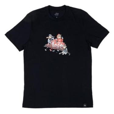 Imagem de Camiseta Lost Crew Preto-Masculino