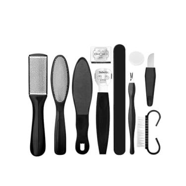 Imagem de Conjunto de spa para pés, kit de pedicure para esfregar os pés, aço inoxidável LCC1357-02