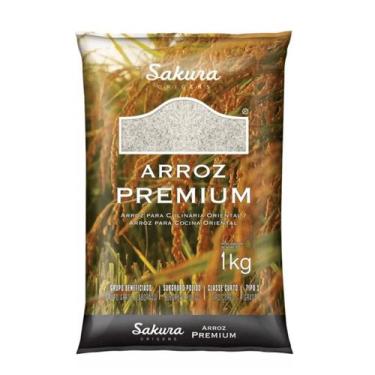 Imagem de Arroz Japones Grao Curto Sakura Premium 1kg