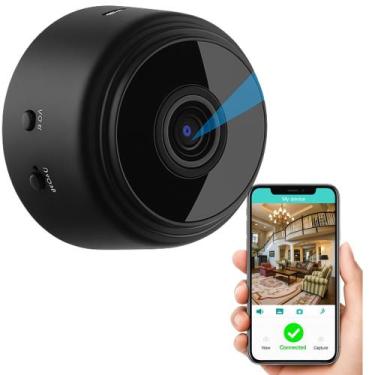 Imagem de Mini Câmera Espiã A9 WiFi com Visão Noturna Discrição e Segurança Tota