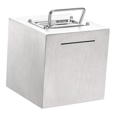 Imagem de IEUDNS Cofrinho em forma de porquinho, em aço inoxidável, ideal para guardar dinheiro e como lembrancinha de festa.