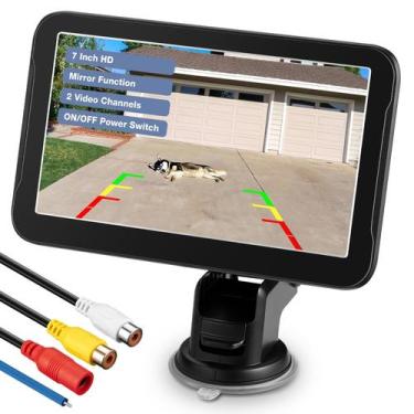 Imagem de Monitor de câmera de backup Chuanganzhuo HD de 7 polegadas para carros