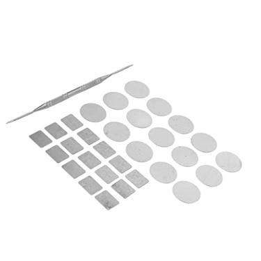 Imagem de Zhjvihx Paleta de Maquiagem Redonda Vazia, Adesivo Magnético, 15 Peças, Conjunto de Adesivos de Paleta de Maquiagem Redonda, Ferramenta de Reservatório de para Conjunto de de Sombra